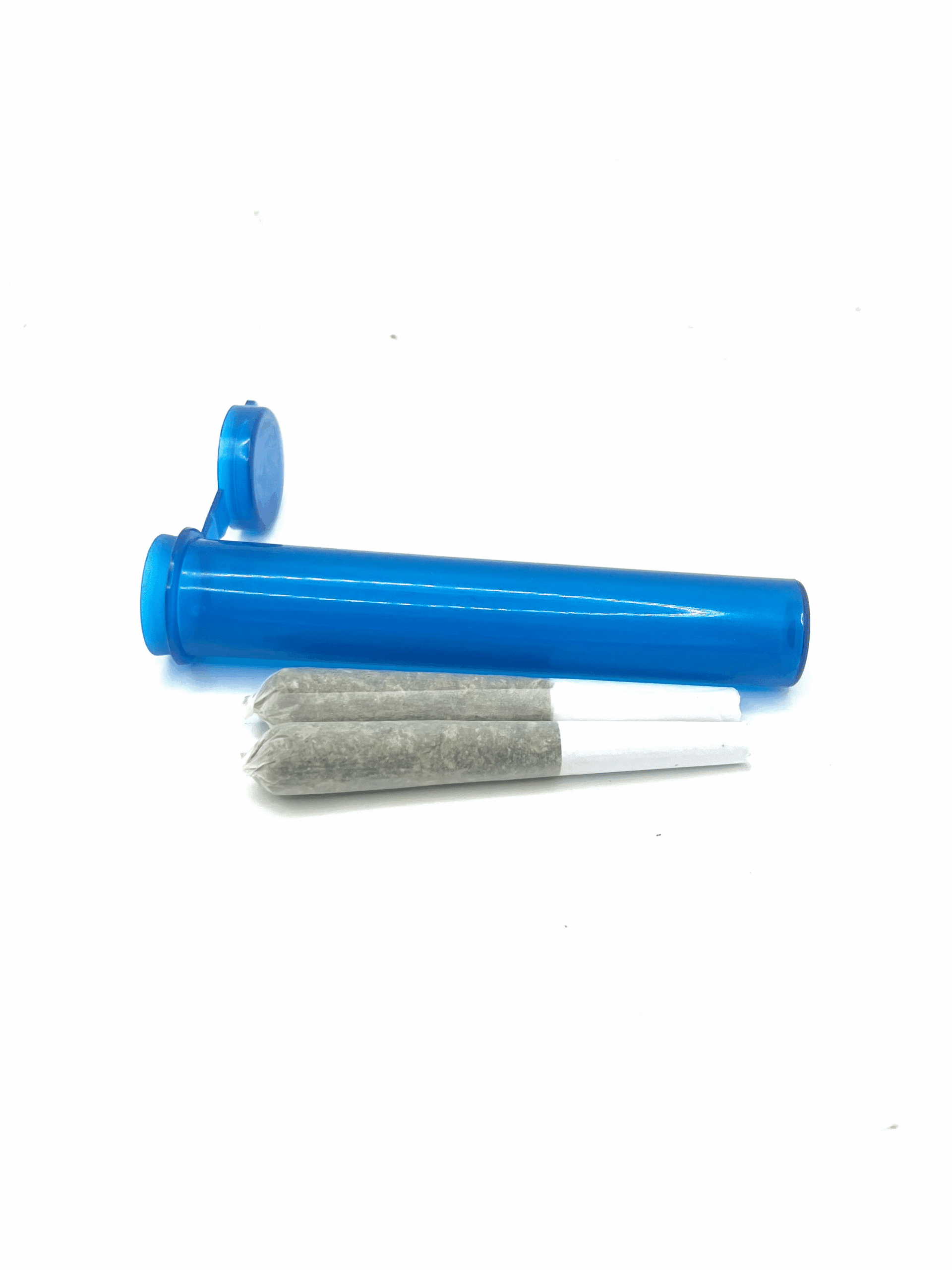 Pink Rockstar pre-rolled joints 0.6g two-pack on white background