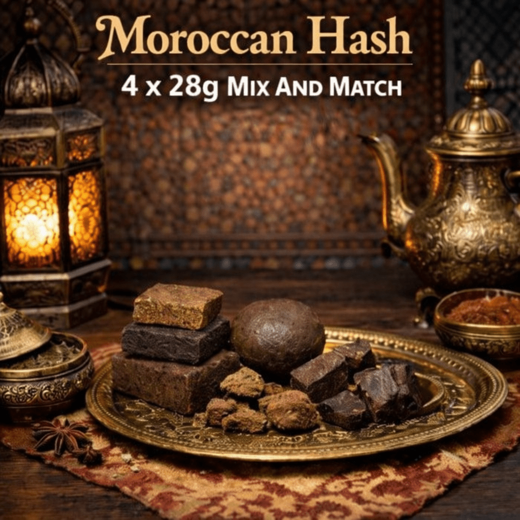 Moroccan Hash 4 x 28g Quarter Pound Bundle