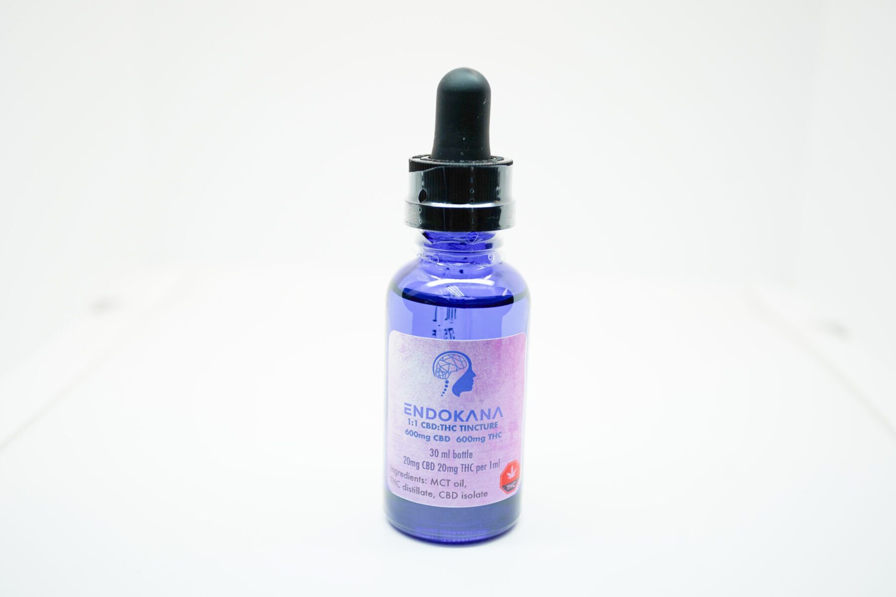 600mg 1:1 CBD/THC Tincture - EndoKana