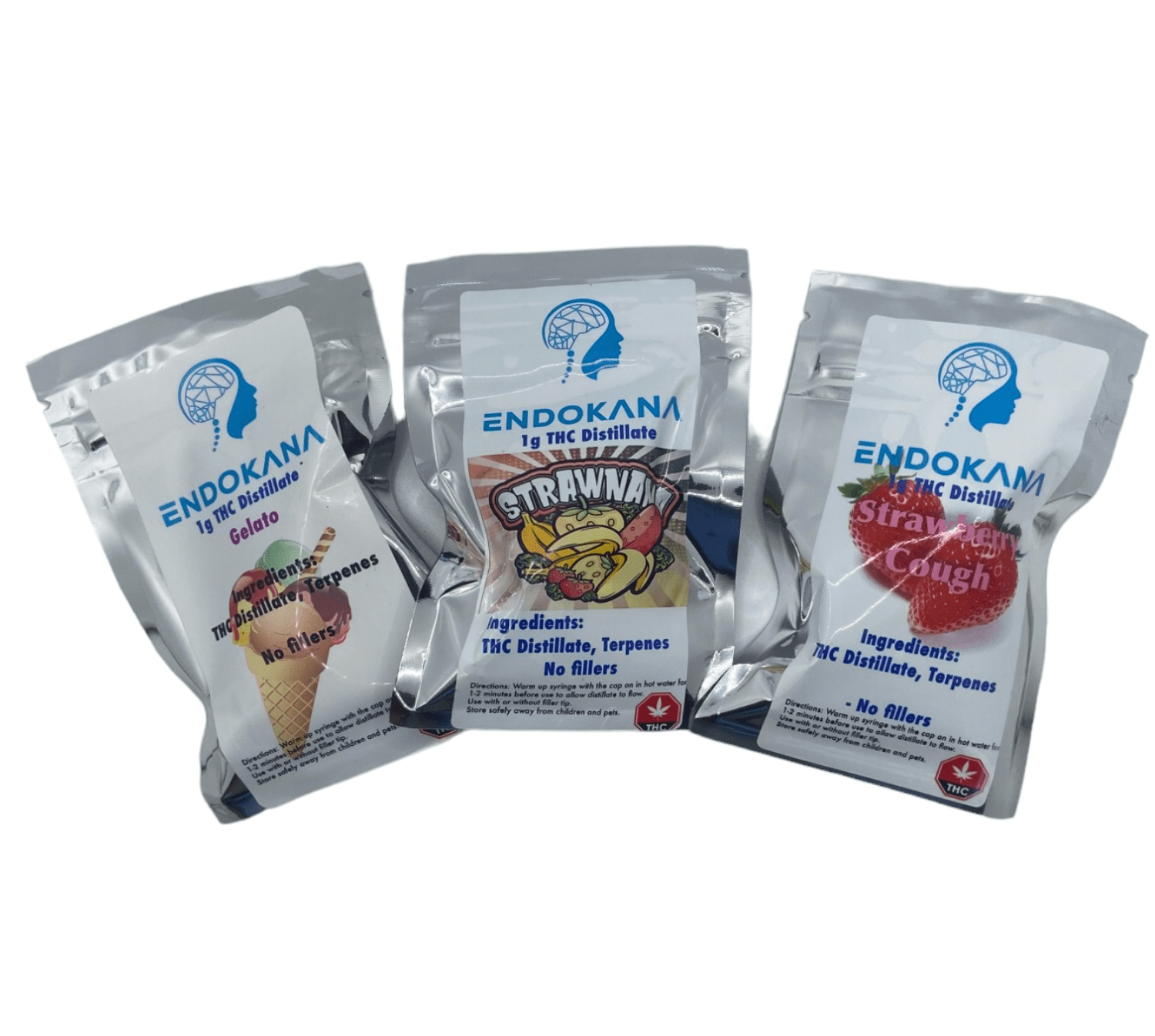 1g THC Distillate Syringe (Assorted Strains) - EndoKana - Image 2