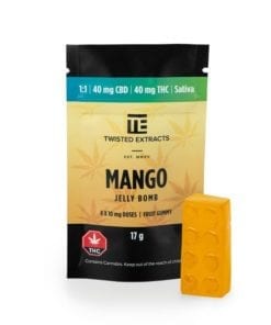 1:1 Sativa Mango Jelly Bomb – Twisted Extracts